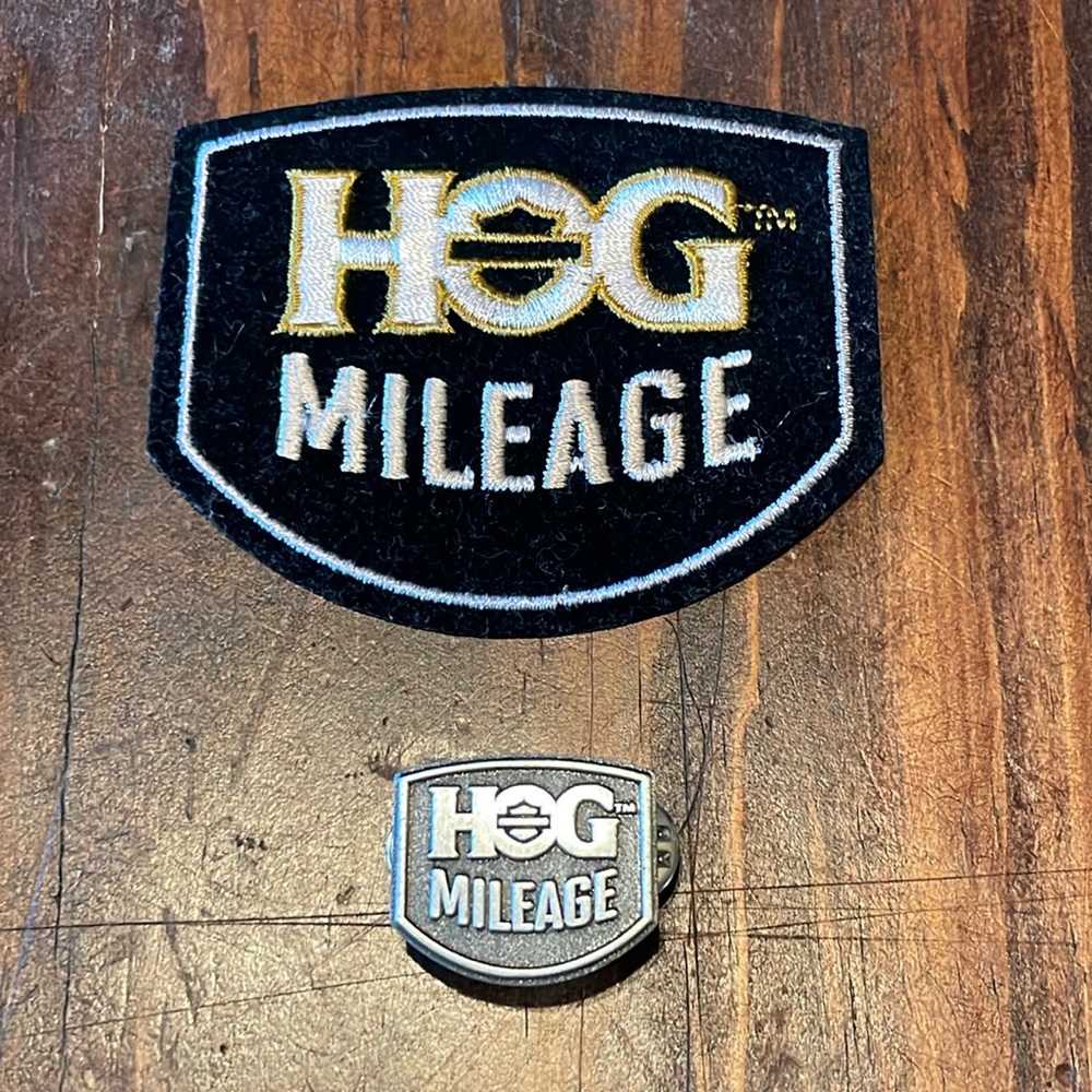 Harley-Davidson HOG Mileage Patch & Pin